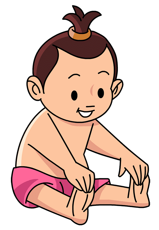 女の赤ちゃんイラスト透明4