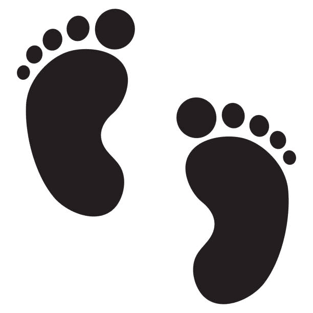 赤ちゃんの足のイラスト png イメージ イラスト