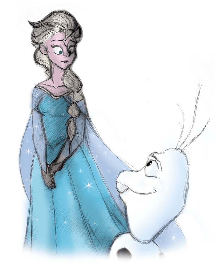 アナと雪の女王 エルサ イラスト 6 イラスト