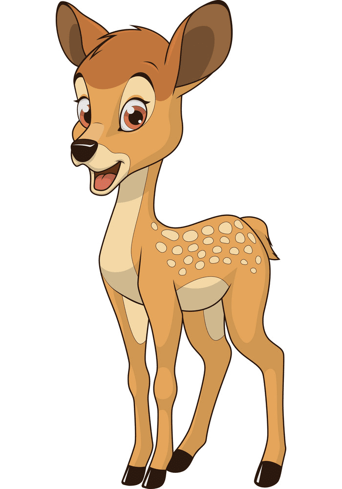 小さな鹿のイラスト イラスト
