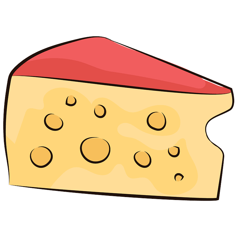 チーズイラスト 背景透明5 イラスト