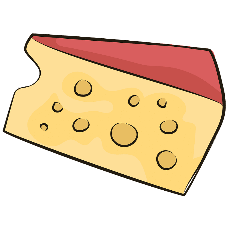 チーズイラスト 背景透明6 イラスト