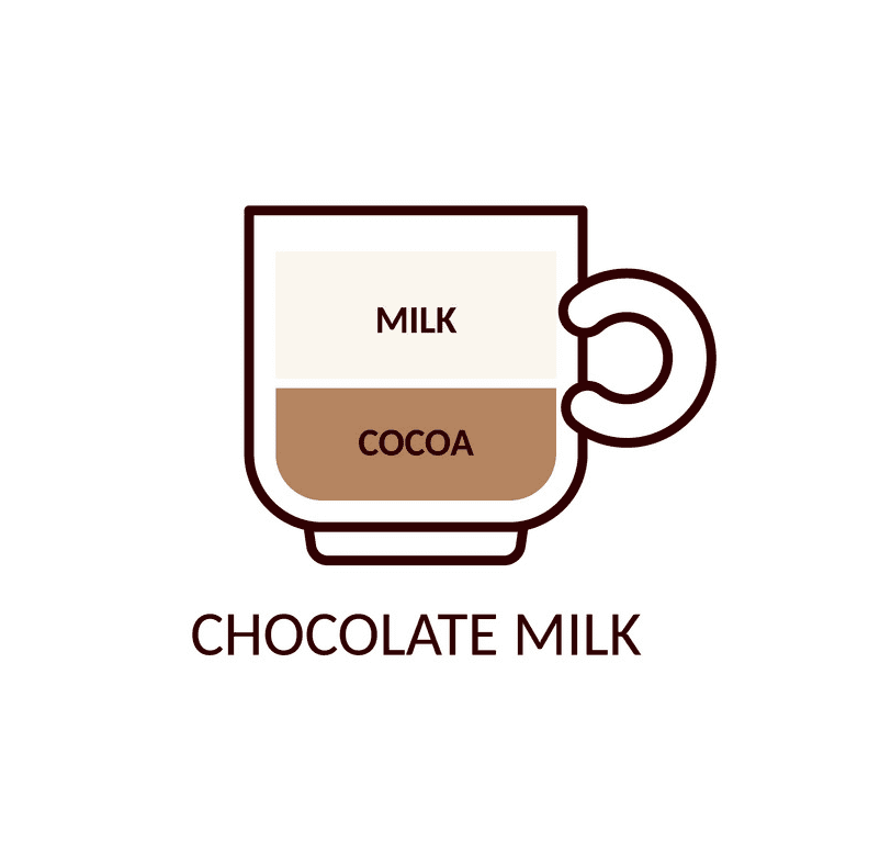 チョコレート ミルク イラスト png イメージ イラスト