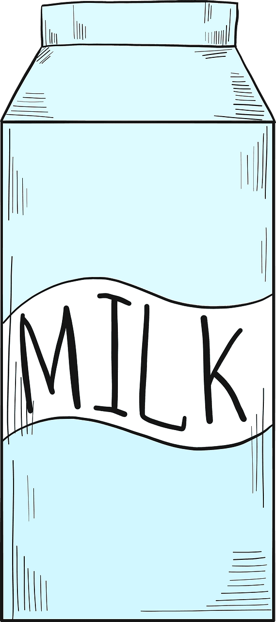牛乳イラスト 背景透明3 イラスト