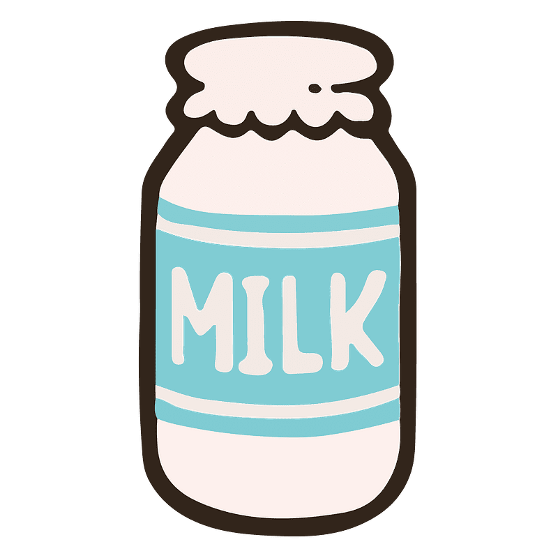 牛乳イラスト 透明13 イラスト