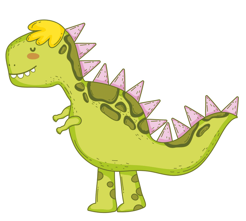 かわいいティラノサウルスのイラスト 2