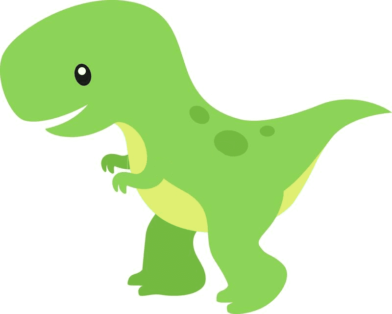 かわいいティラノサウルスのイラスト 6