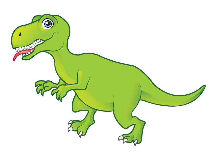 かわいいティラノサウルスのイラスト無料2