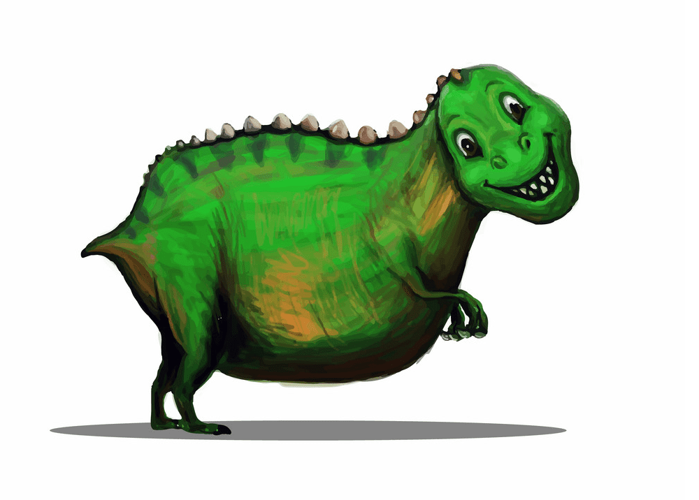 かわいいティラノサウルスのイラスト無料5 イラスト