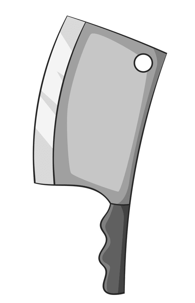 大きなナイフのイラスト