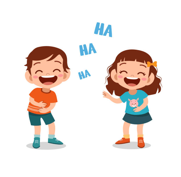 子供たちの笑いイラスト png イメージ