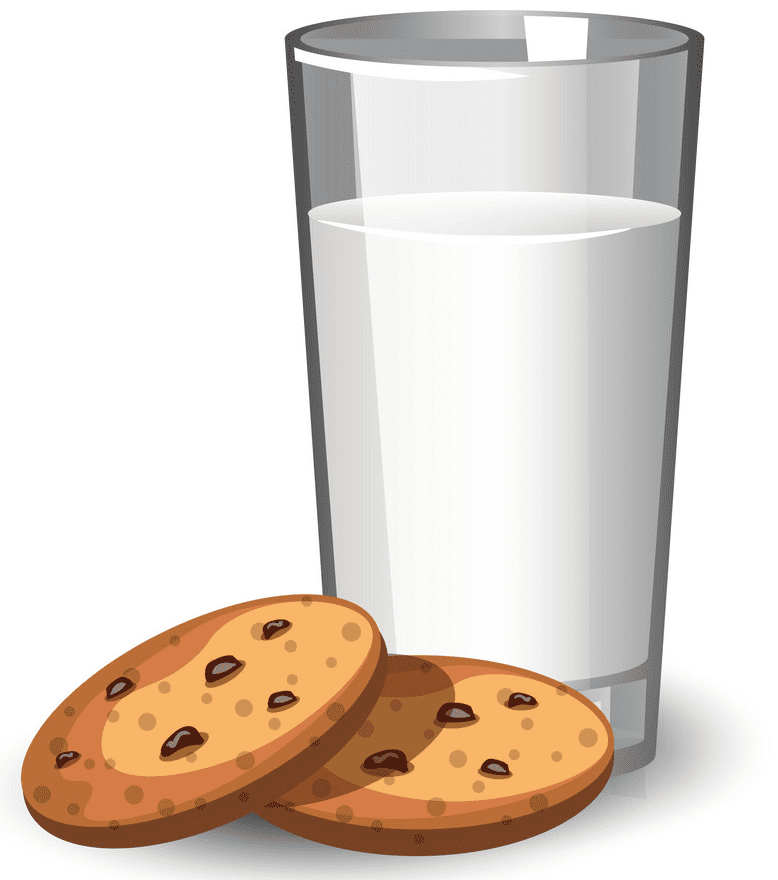 クッキーと牛乳 イラスト png イラスト