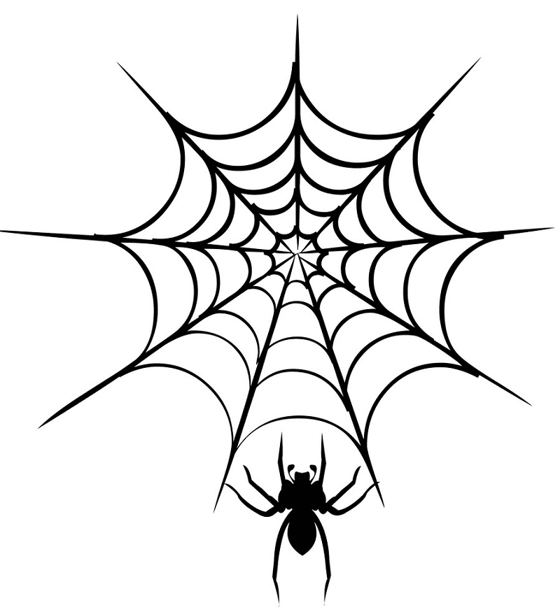蜘蛛の巣 イラスト 無料 1 イラスト