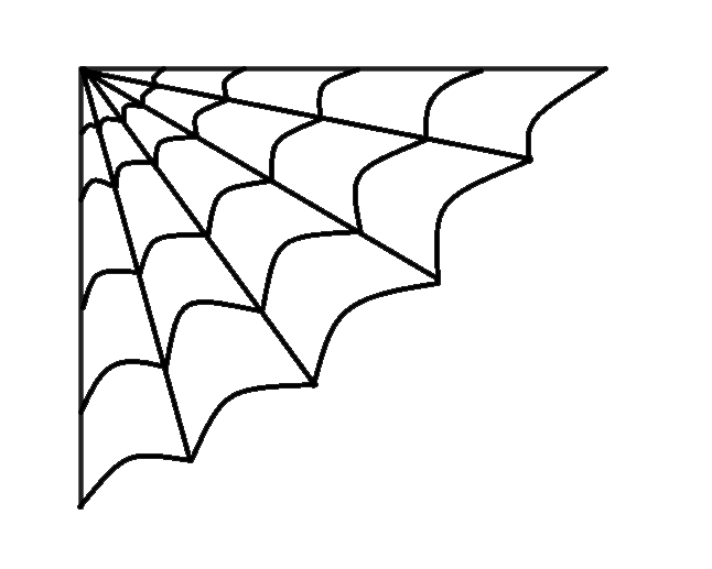 蜘蛛の巣 イラスト 無料 2 イラスト