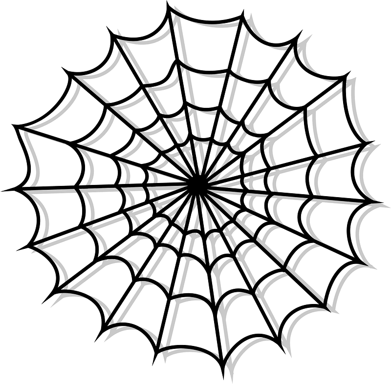 蜘蛛の巣 イラスト 透過png