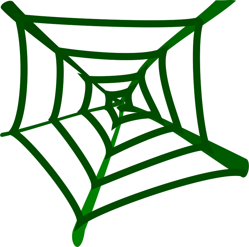 蜘蛛の巣 イラスト 透明12