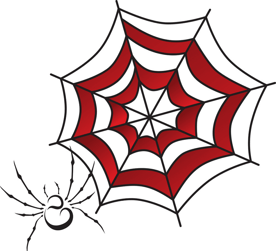 蜘蛛の巣のイラスト 2 イラスト