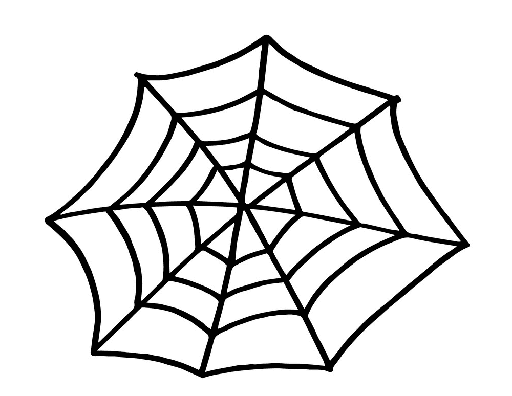 蜘蛛の巣のイラスト 7