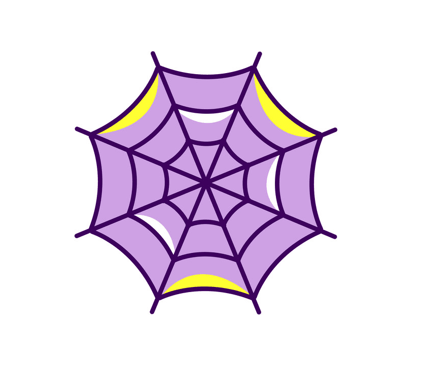 蜘蛛の巣のイラスト 9