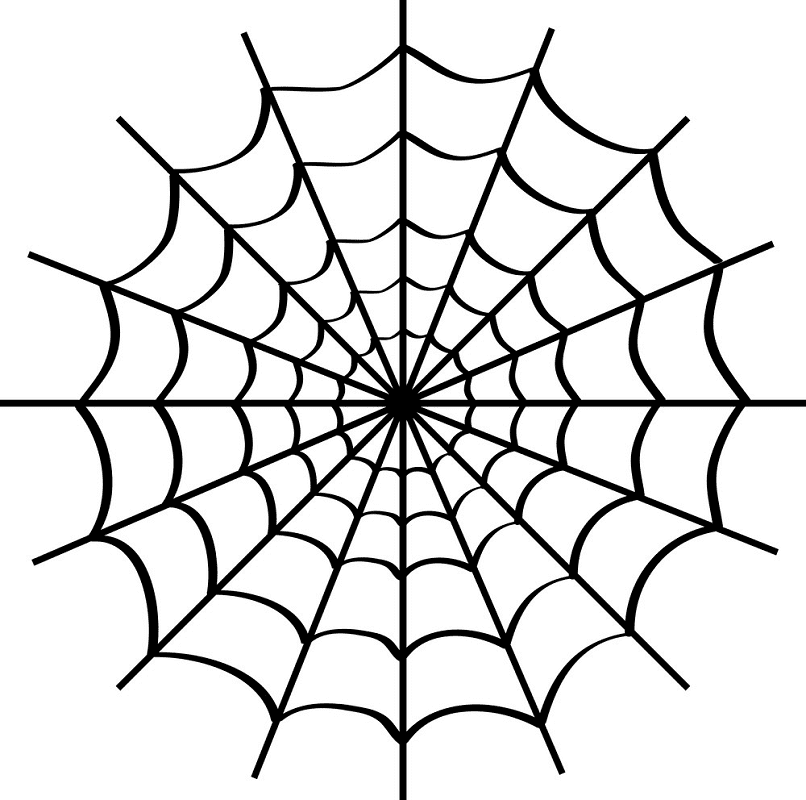 蜘蛛の巣のイラスト 無料画像 イラスト