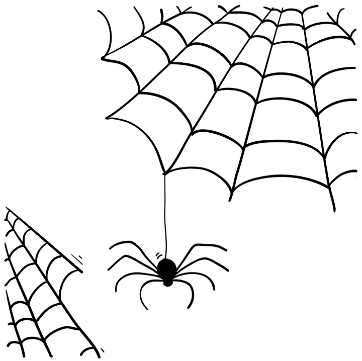 蜘蛛の巣のイラスト png 7 イラスト