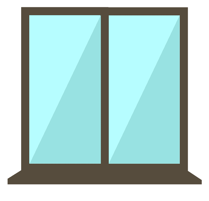 窓イラスト 背景透明2