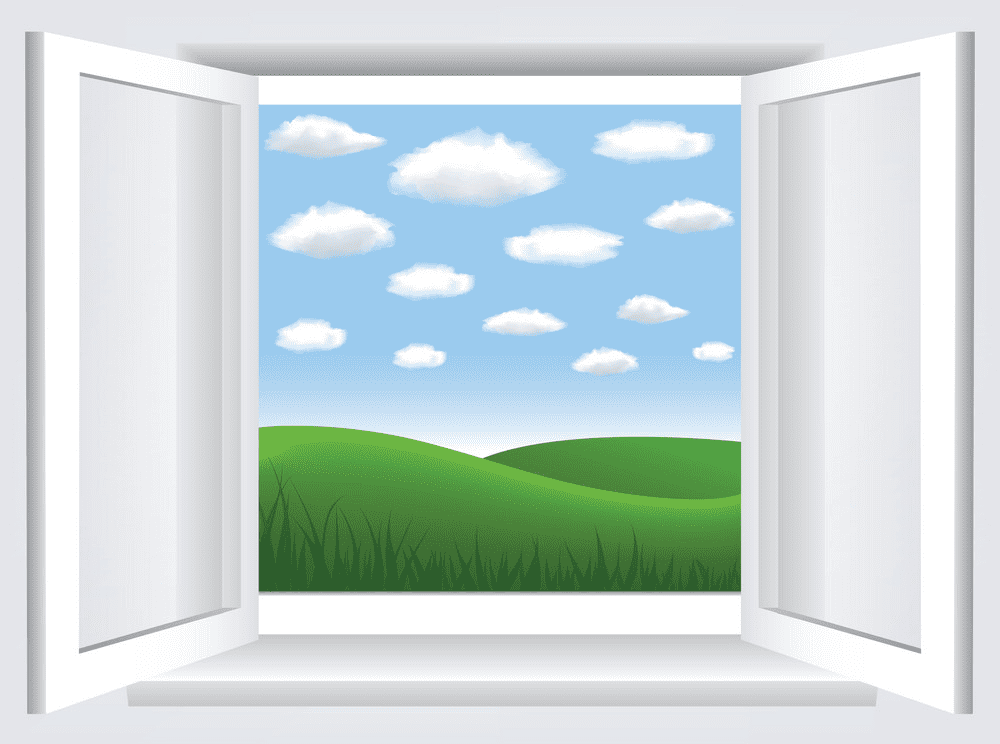 窓のイラスト無料1
