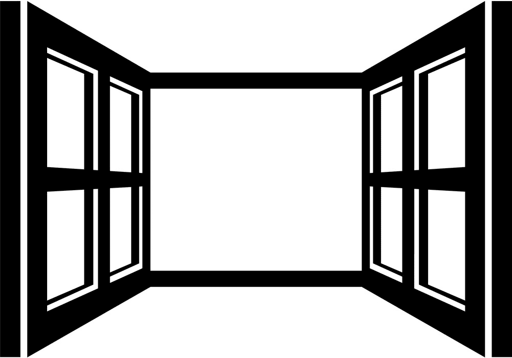 窓の図8 イラスト