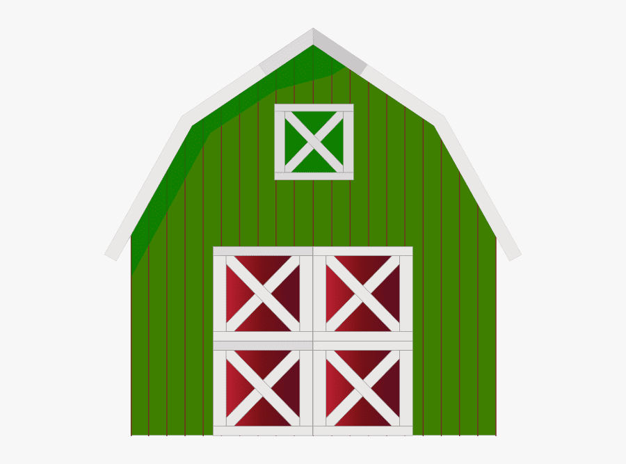緑の納屋のイラスト