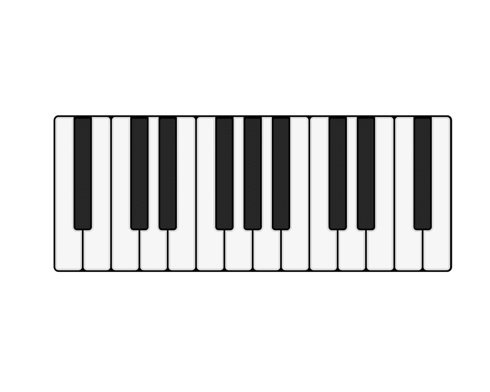 無料のピアノ鍵盤イラスト画像 イラスト