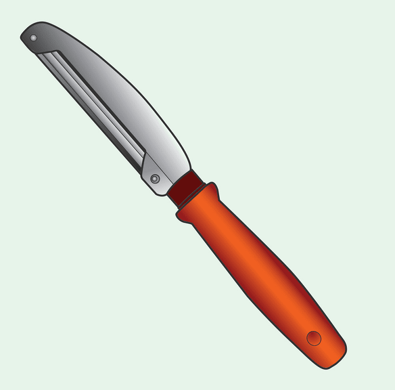 ピーラーナイフのイラスト