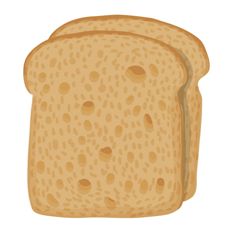 パンのスライスのイラスト PNG 無料 イラスト