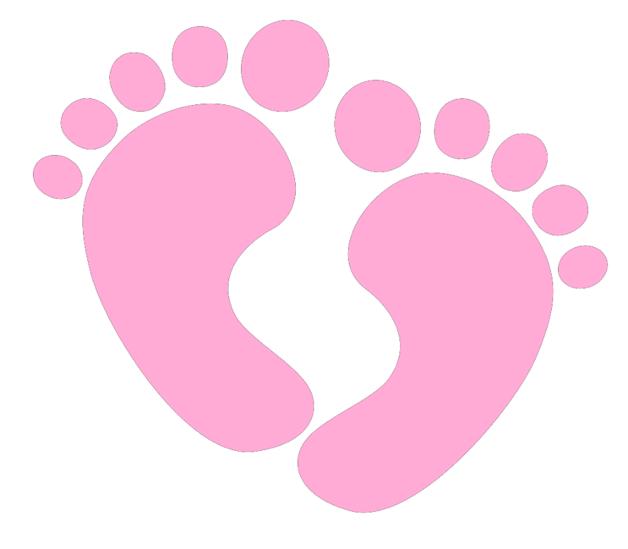 ピンクの赤ちゃんの足のイラスト 無料画像 イラスト