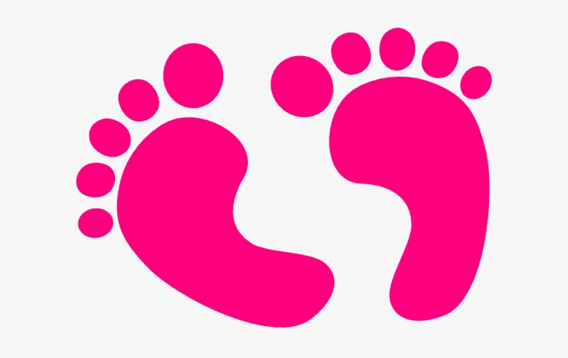 ピンクの赤ちゃんの足のイラスト png イメージ イラスト