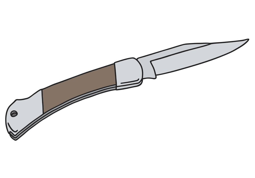 ポケットナイフのイラスト