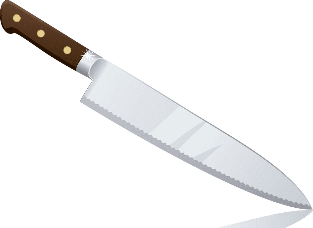 シェフナイフのイラスト