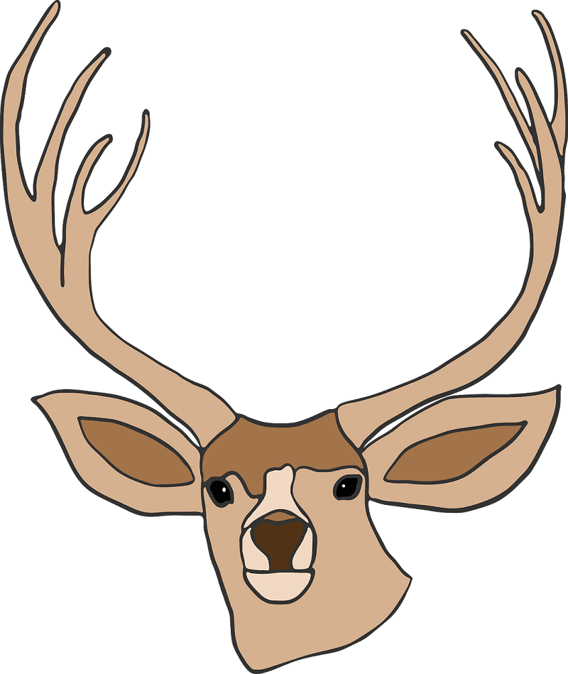 鹿の頭のイラスト png イメージ イラスト