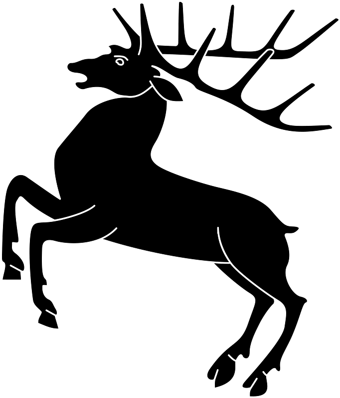 鹿のイラストを透明でダウンロード イラスト