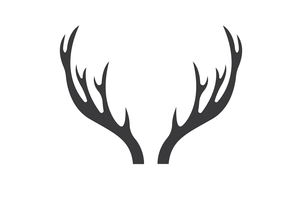 鹿の角のイラスト 無料画像
