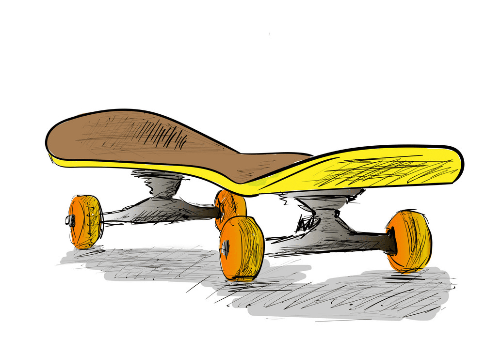 スケートボード イラスト png イメージ