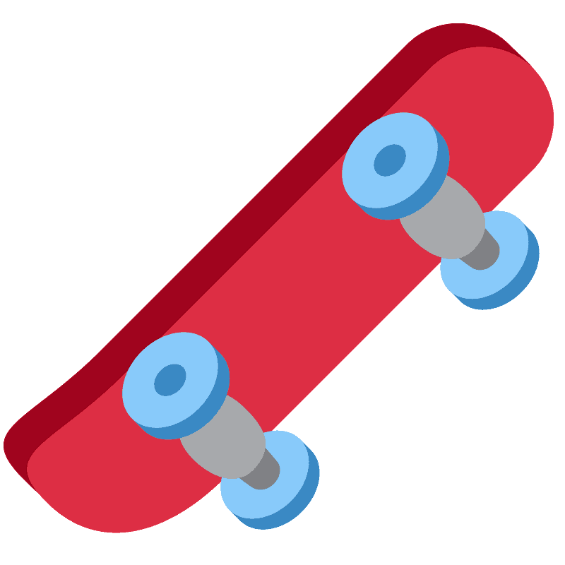 スケートボード イラスト 透明10