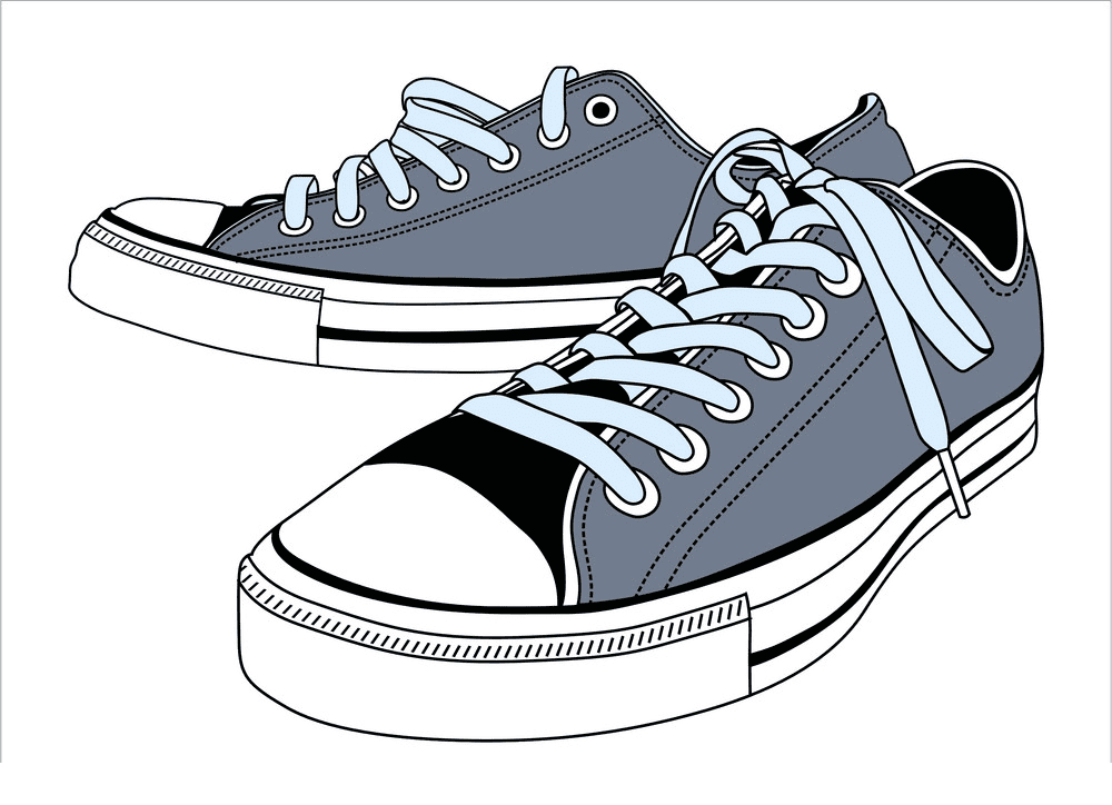 スニーカー 靴のイラスト イラスト
