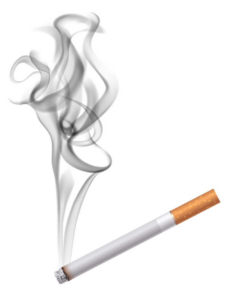 タバコの煙のイラスト イラスト