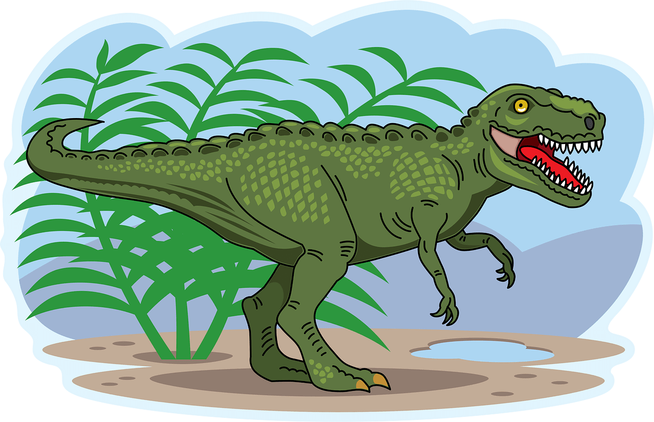 ティラノサウルスのイラスト 背景透明7