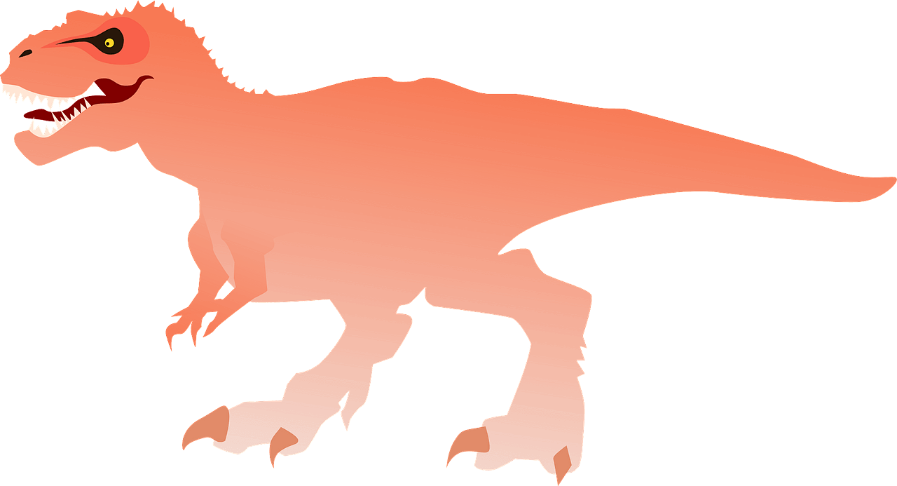 ティラノサウルスのイラスト透明9