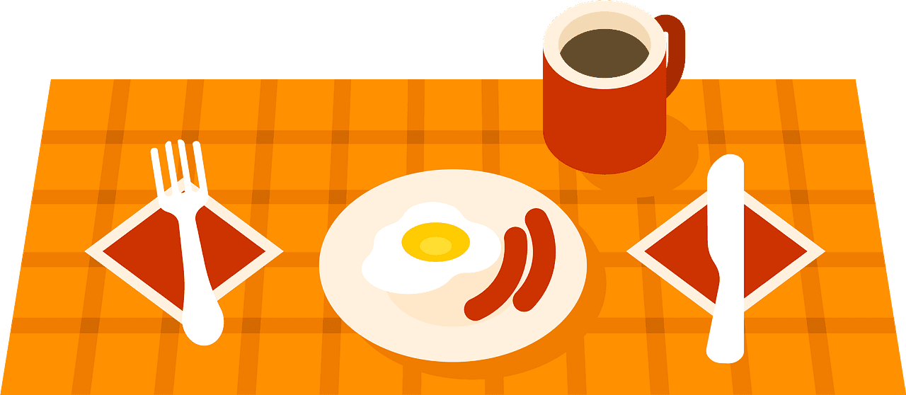 朝食イラスト 透明13