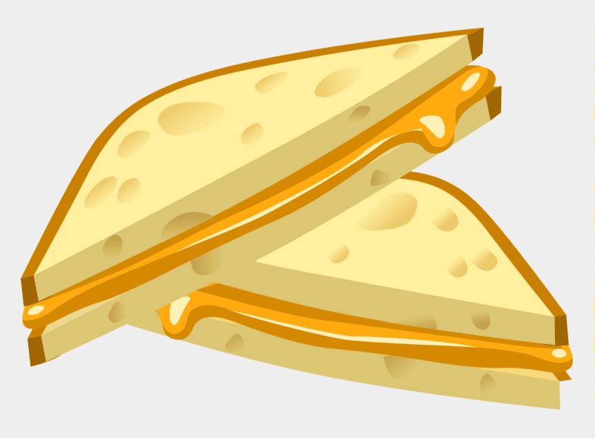 グリルドチーズサンドイッチのイラスト画像