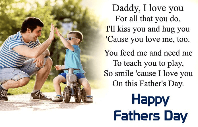 イラスト幸せな父の日の願い 7