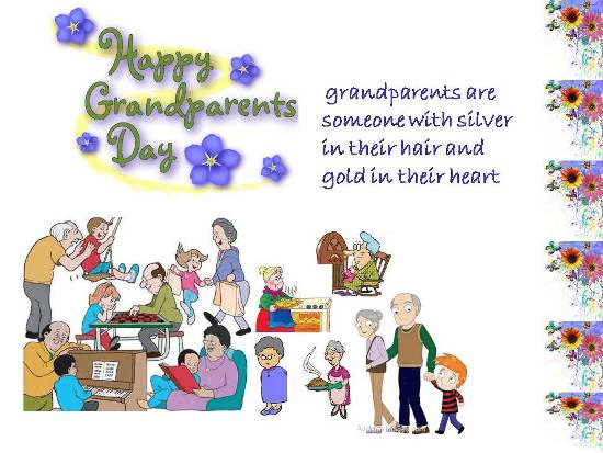 イラスト 祖父母の日のお祝い 3