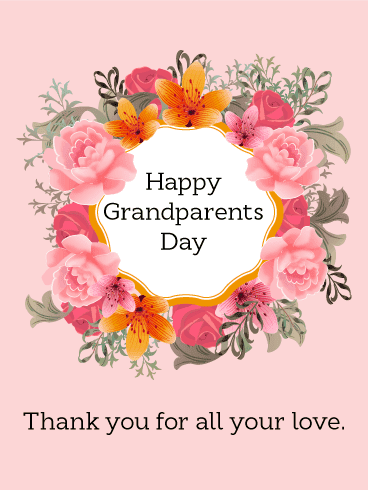 イラスト 祖父母の日のお祝いメッセージ 5